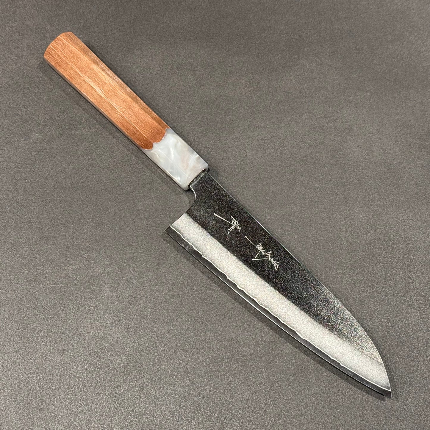 新月光 小三徳 150mm 樺柄