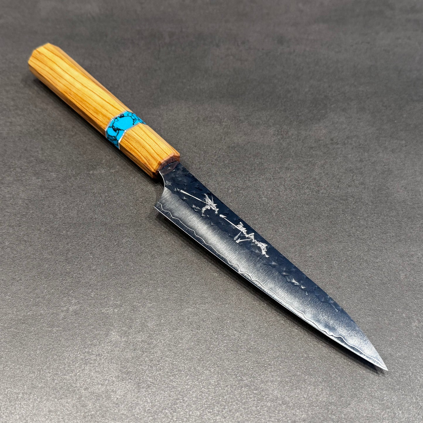 閃光-流 ペティ 130mm オリーブ柄