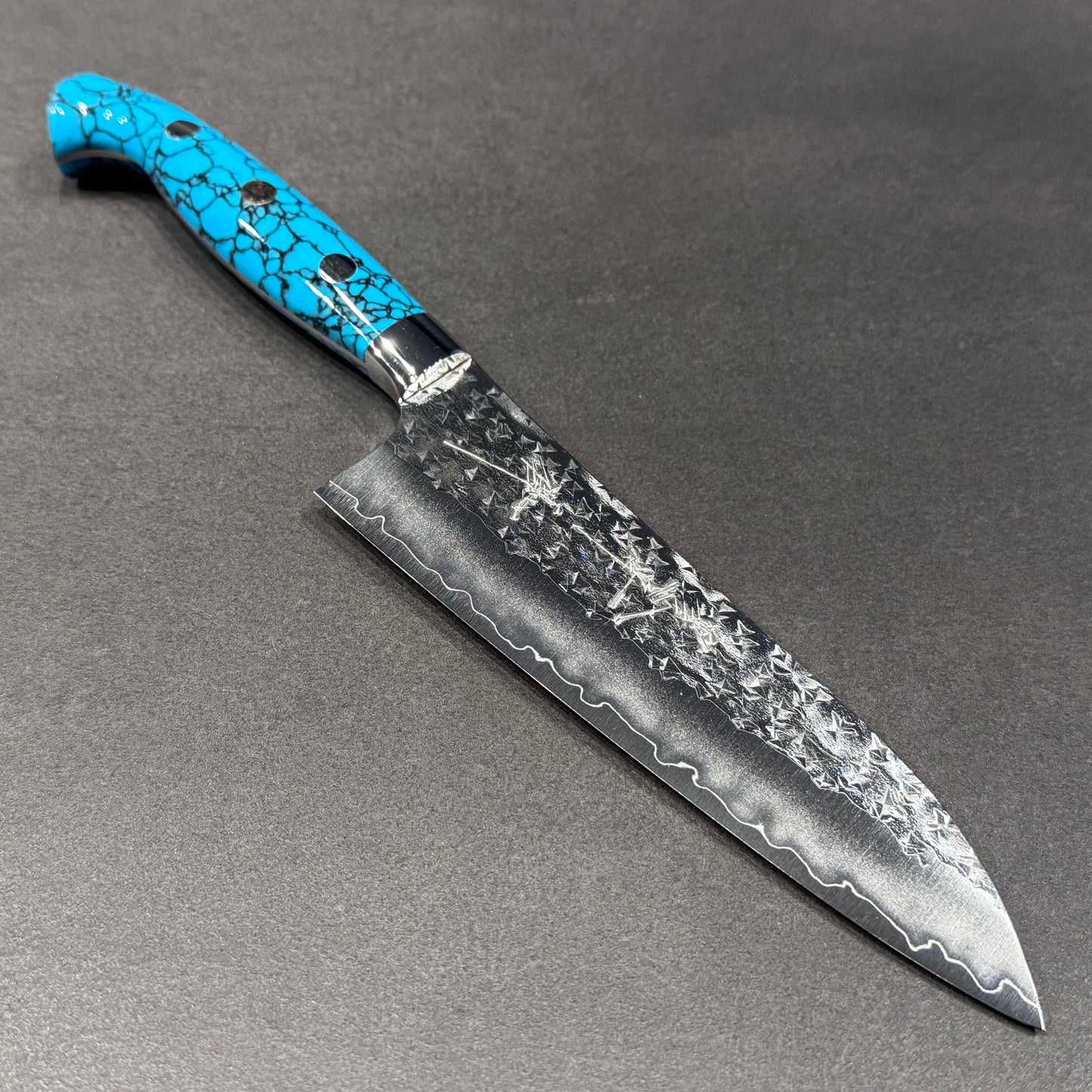 Senko-Ei Ko-Santoku 150mm Turquoise