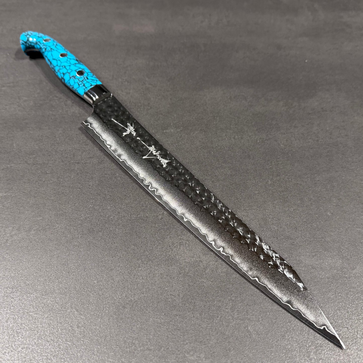 閃光-鋭 筋引 240mm ターコイズ