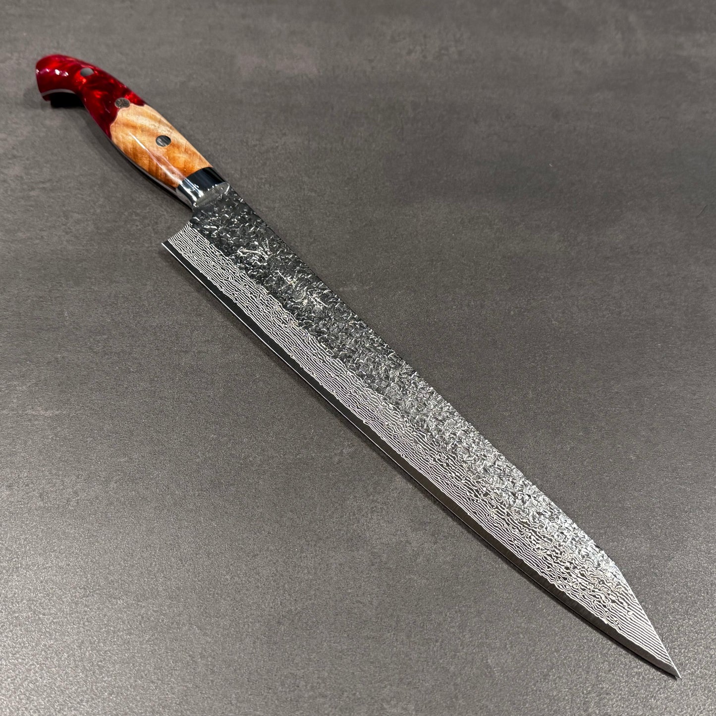 Shizuku Sujihiki 270mm Birch wood & Red resin
