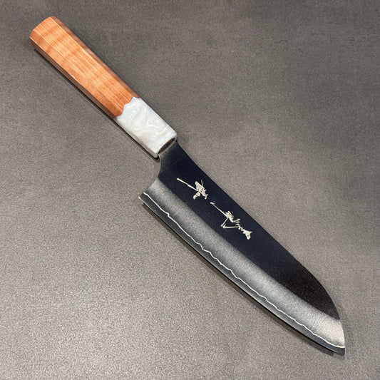 新月光 三徳 170mm 樺柄
