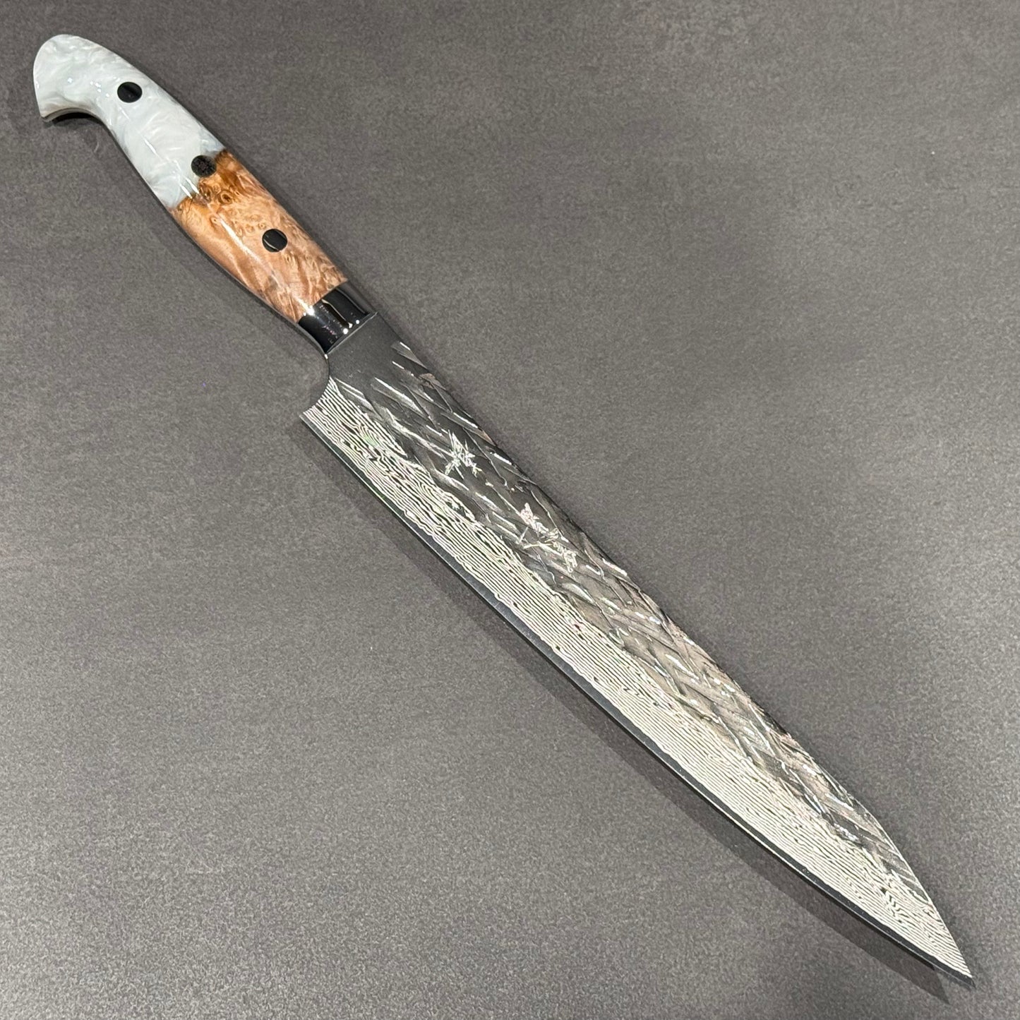 樹氷 筋引 240mm 樺＆ホワイトレジン