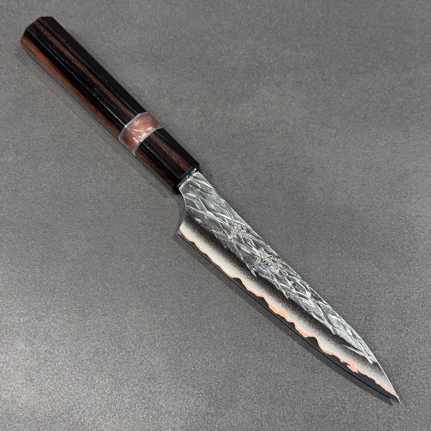 雷神 ペティ 130mm 縞黒檀柄