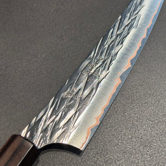 雷神 ペティ 150mm 縞黒檀柄