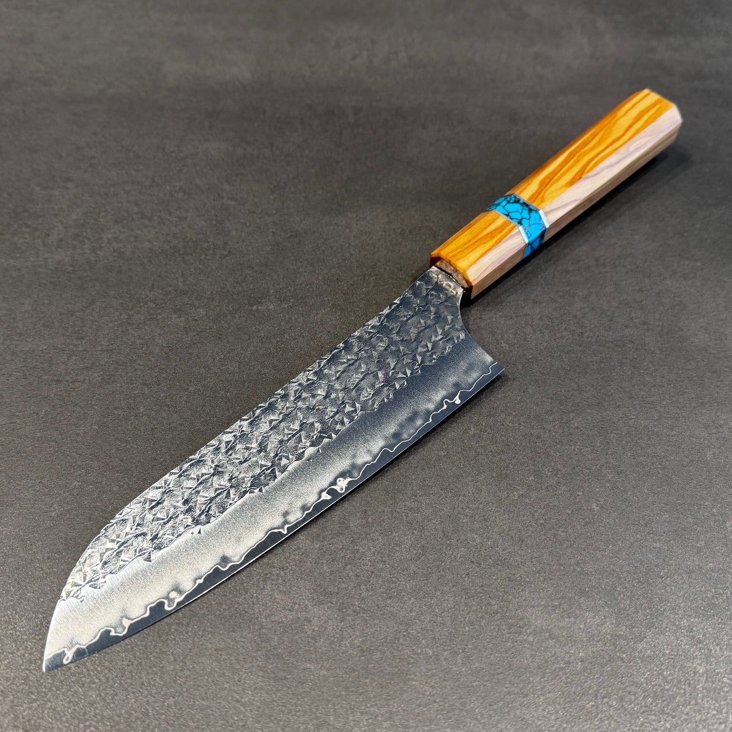 SPG2 Senko-Ryu Santoku 170mm Olivewood