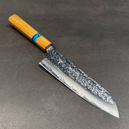 SPG2 Senko-Ryu Santoku 170mm Olivewood