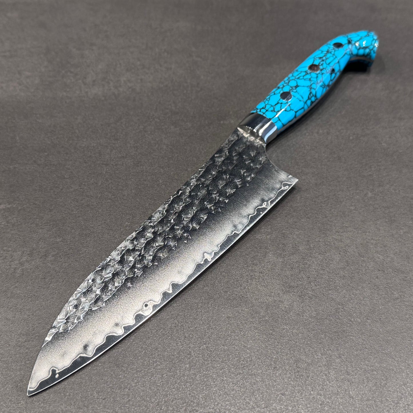 SPG2 Senko-Ryu Santoku 170mm Turquoise 