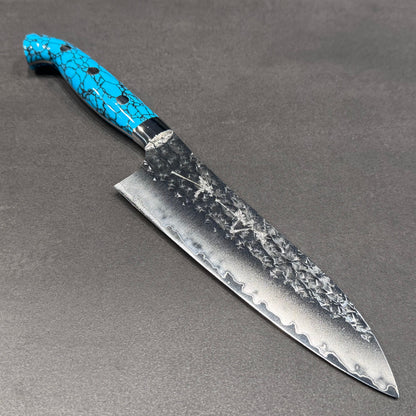 SPG2 Senko-Ryu Santoku 170mm Turquoise 