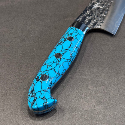 SPG2 Senko-Ryu Santoku 170mm Turquoise 