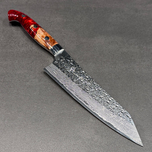 Shizuku Bunka 170mm Birch wood & Red resin