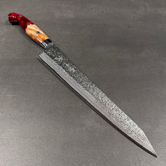 雫 筋引 270mm 樺&レッドレジン