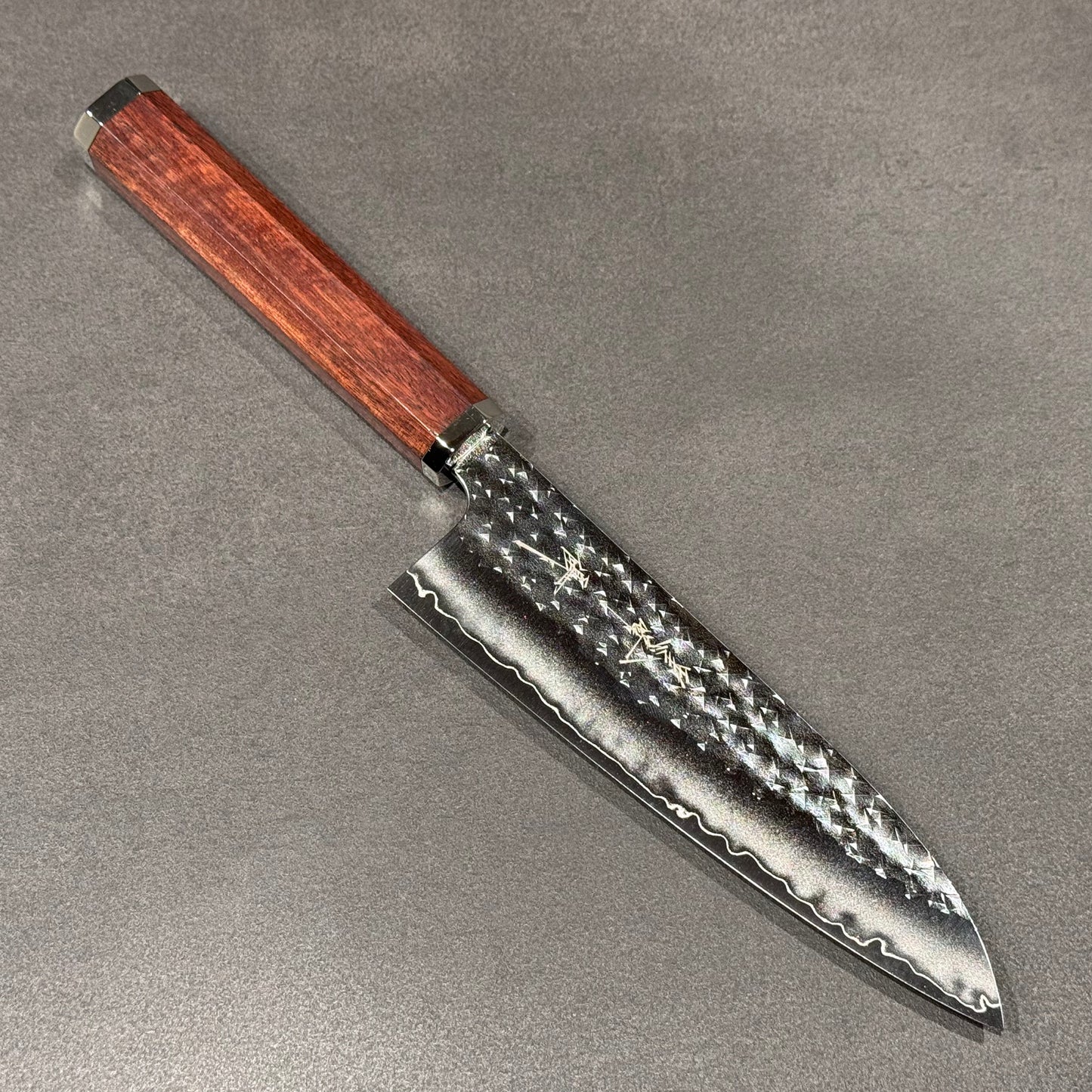 閃光 小三徳 150mm ブラッドウッド柄