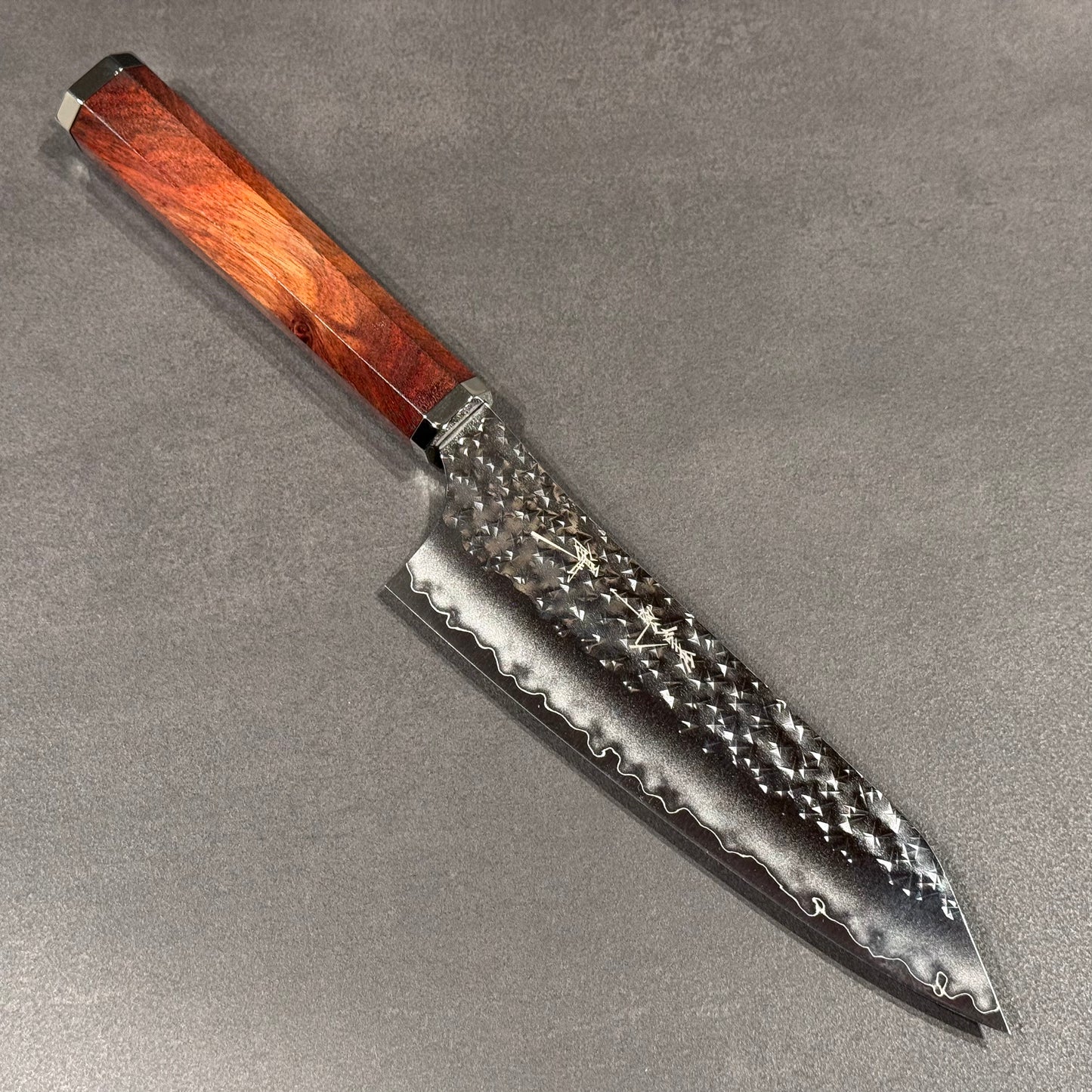 閃光 文化 170mm ブラッドウッド柄