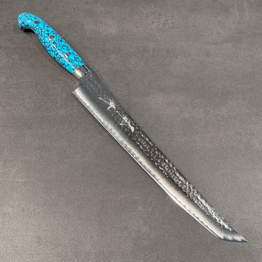Senko-Ei Sakimaru-Sujihiki 270mm Turquoise